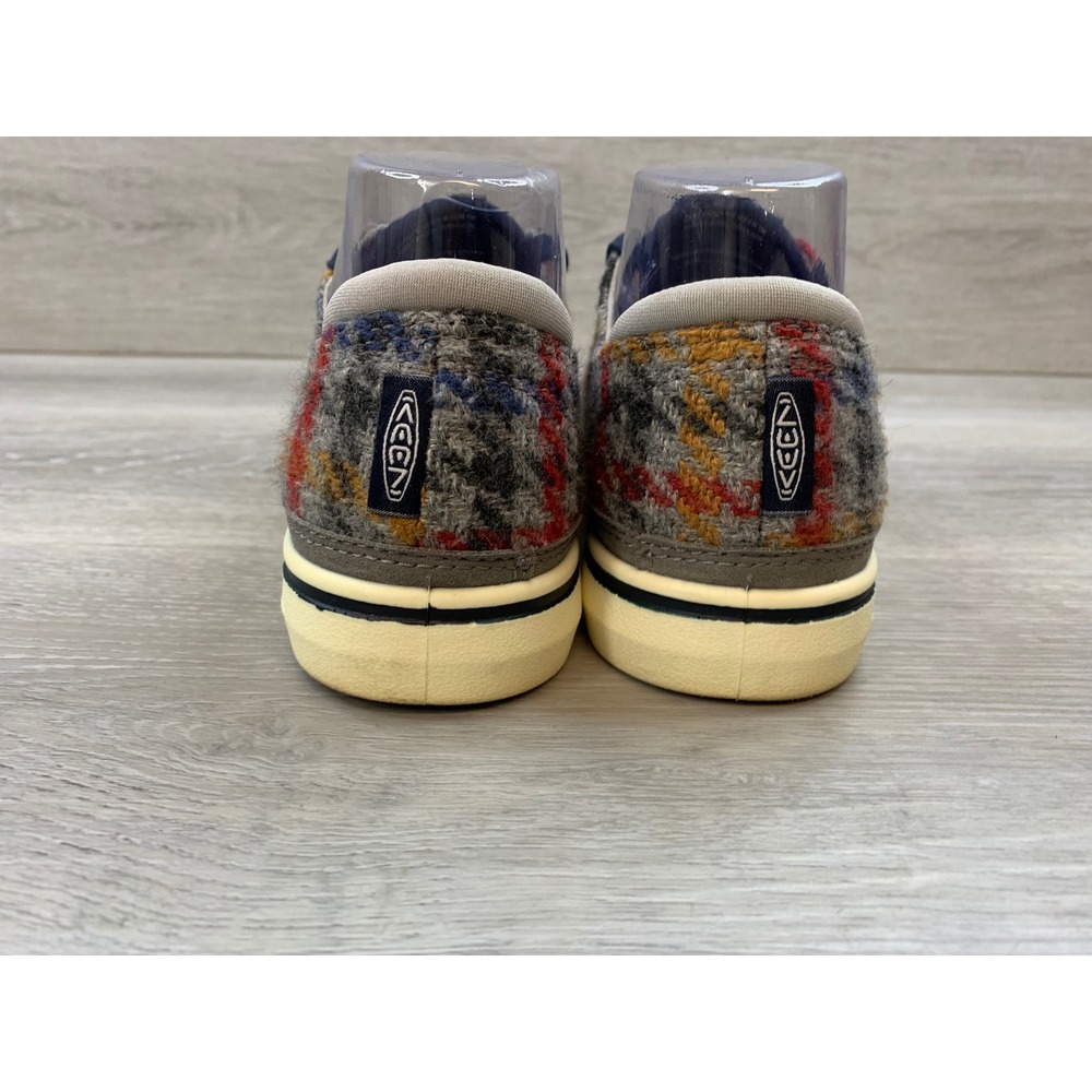 Keen Elsa Lite Women's 7.5 Plaid Wool Sneakers Grey‎ Red Comfort Shoes - Picture 4 of 10